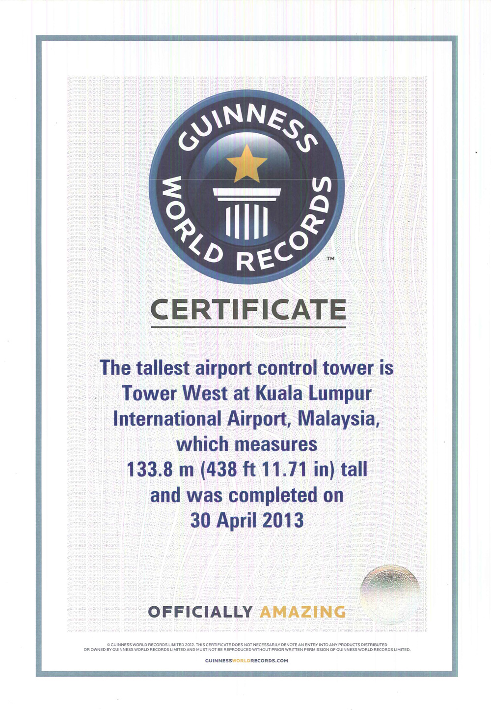 klia2 cert